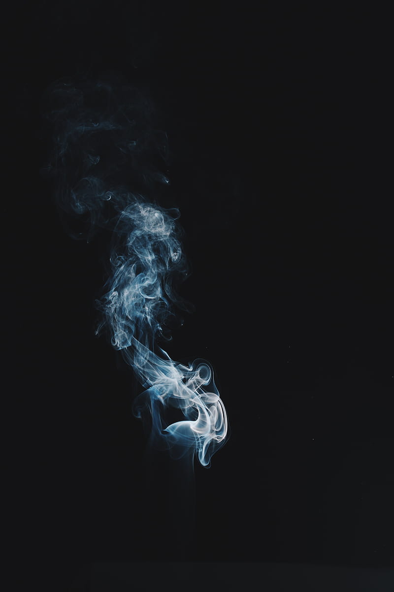 smoke, shroud, dark, clot, darkness, colored smoke, HD phone wallpaper