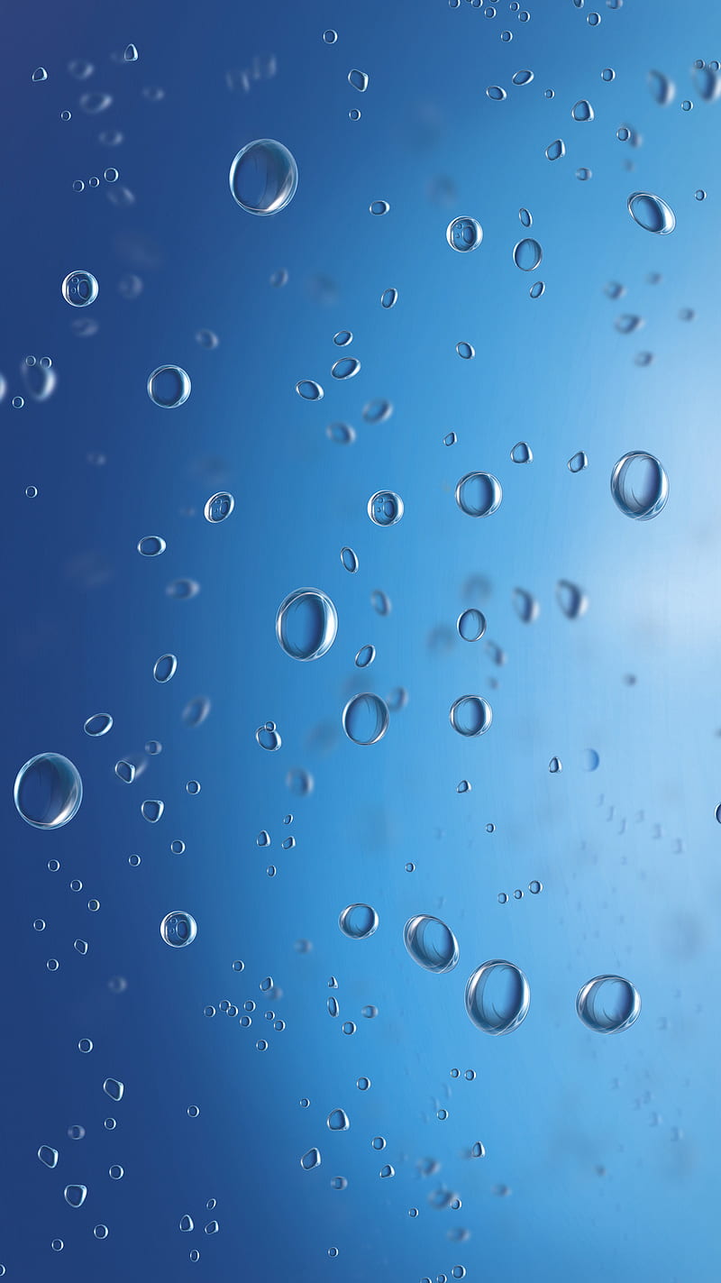 bubbles, blue, bubble, colour, colours, o2, water, HD phone wallpaper