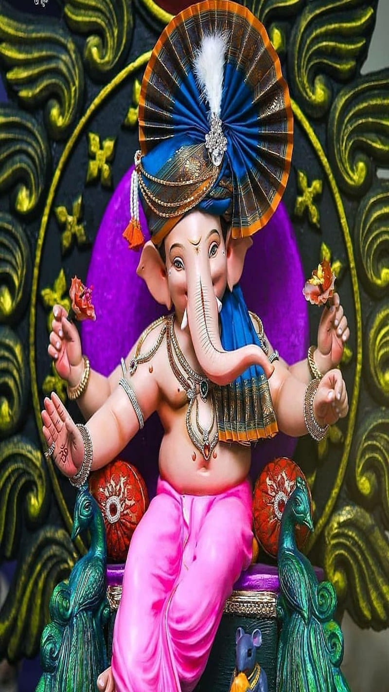 Ganapati bappa, ganesh, god, HD phone wallpaper | Peakpx