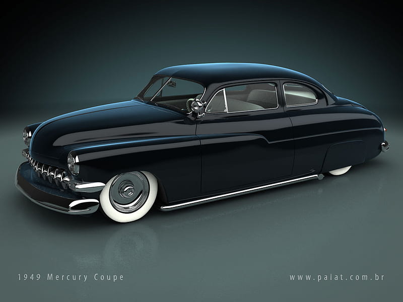 1949 Mercury Coupe, carros, auto, custom cars, lowrider, HD wallpaper