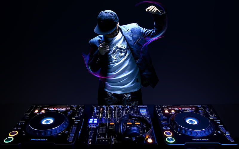 DJ, night club, dj console, concert, musician, DJs, HD wallpaper