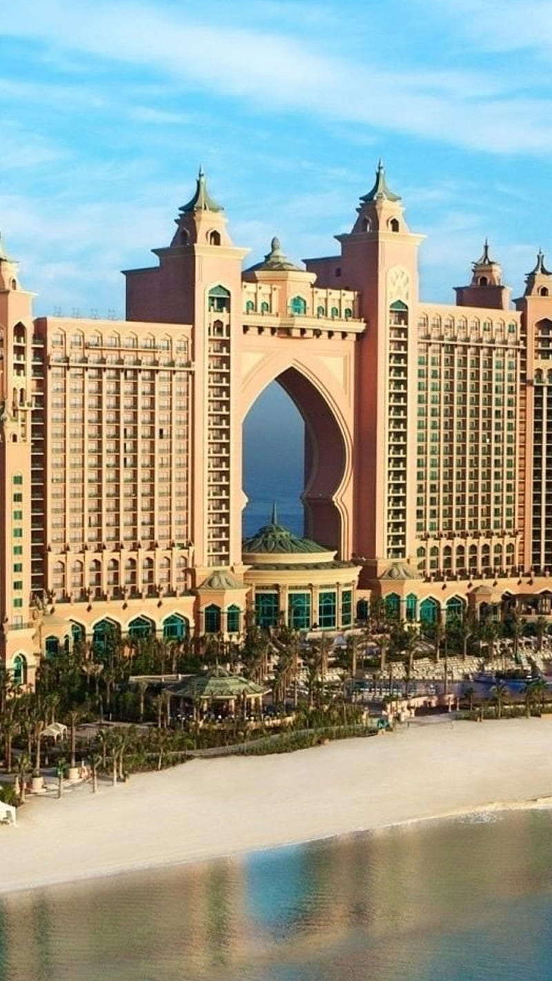 Dubai popular hotel, dubai popular hotel, building, lockscreen, background,  HD phone wallpaper | Peakpx