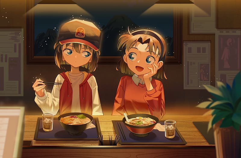 Anime, Detective Conan, Ai Haibara, Ayumi Yoshida, HD wallpaper