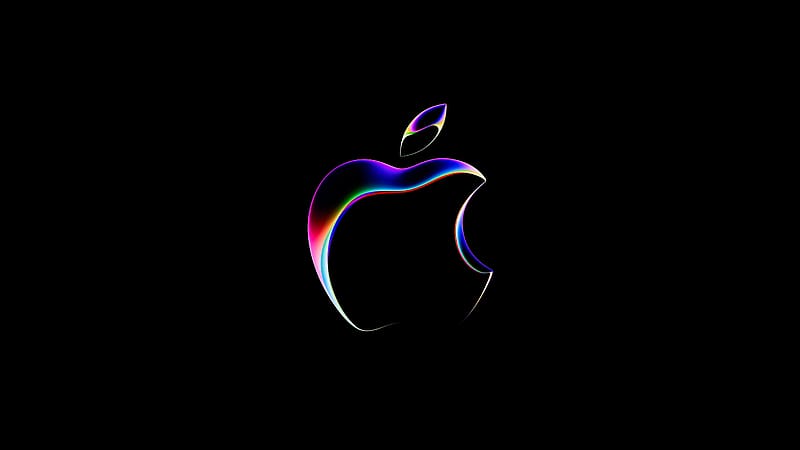 WWDC23 Logo, apple, computer, logo, dark, black, oled, HD wallpaper ...