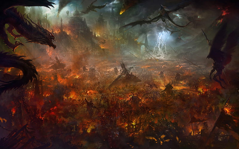 The final battle between good and evil, 2013, fantasy, 14, 10, HD wallpaper