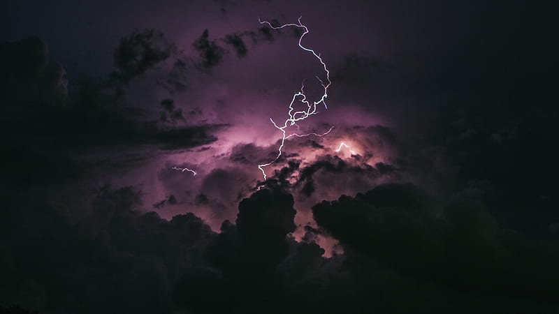Lightning Storm, skies, lightning, storms, nature, forces of nature, HD wallpaper