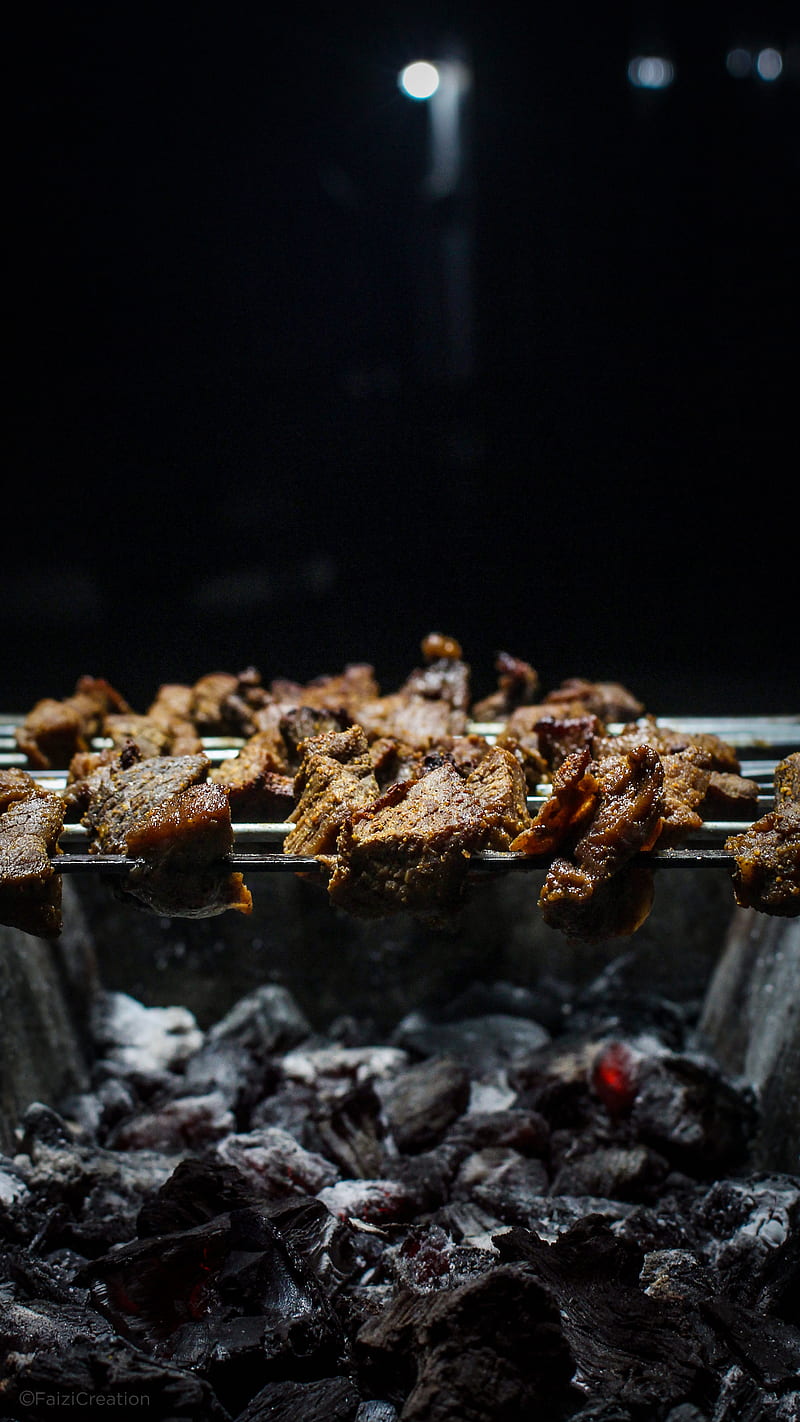 BBQ Grill, aircraft, carrier, chicken, faizicreation, food, kabab, meat, military, mutton, HD phone wallpaper