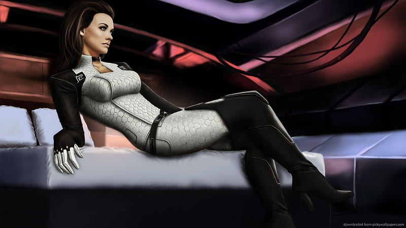Mass Effect Miranda Lawson, miranda, lawson, effect, mass, sexy, HD wallpaper
