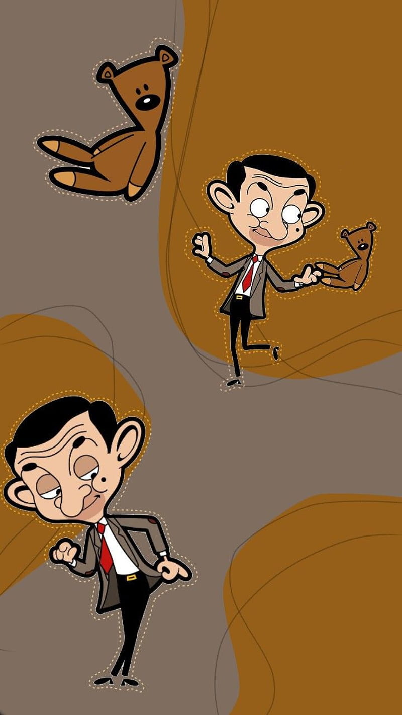 Mr. Bean cartoon . Cartoon, Cartoon iphone, Doodle art, Mr Bean with Teddy,  HD phone wallpaper | Peakpx