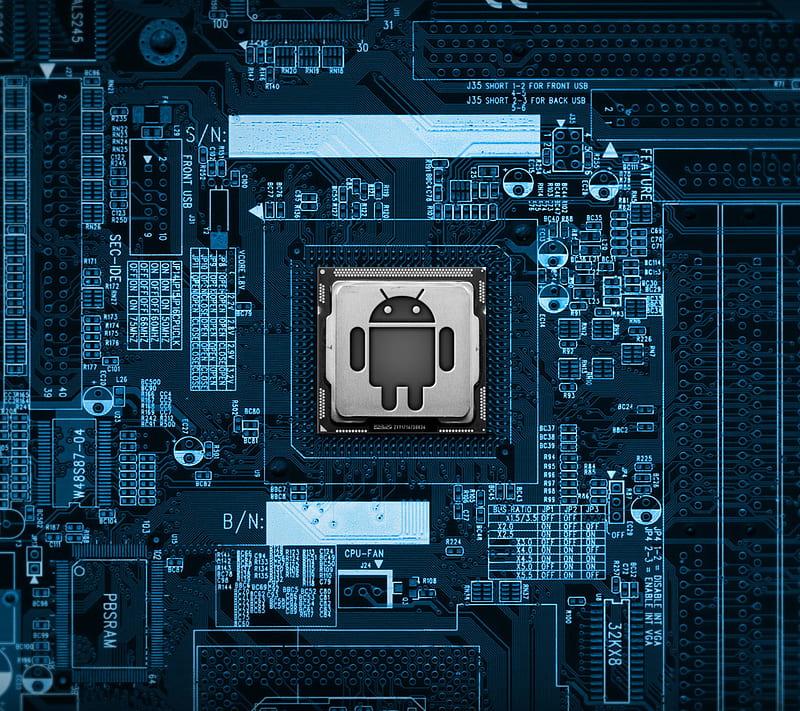 Android Chipset, android, chip, cpu, HD wallpaper