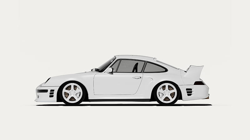 Porsche Minimal White , porsche, minimalism, minimalist, artist, artwork, digital-art, HD wallpaper