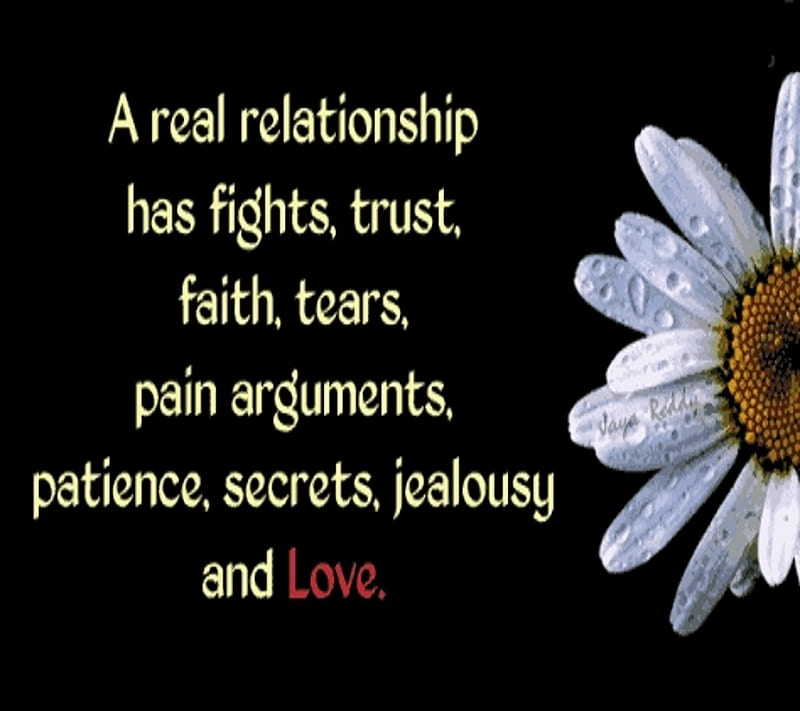 A real relationship, love, quote, real relationship, saying, HD wallpaper