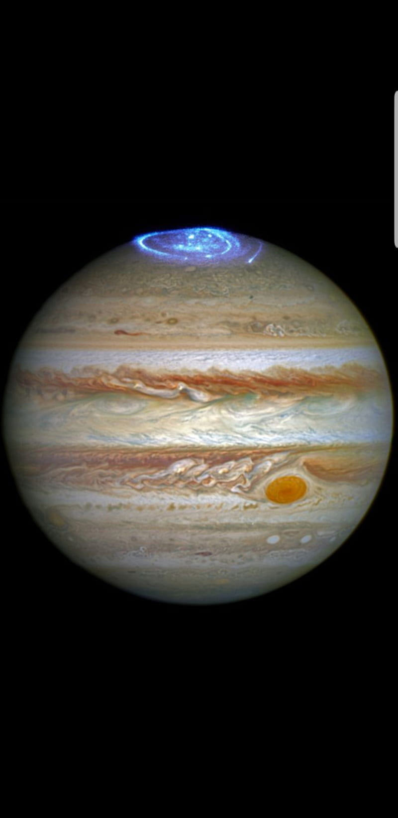 Jupiter, northern lights, planet, planets, polarlicht, HD phone wallpaper