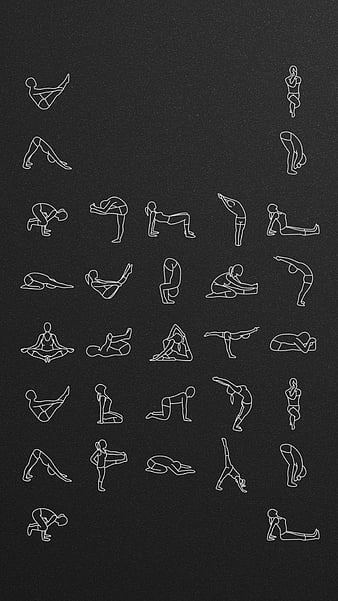 yoga pose wallpaper