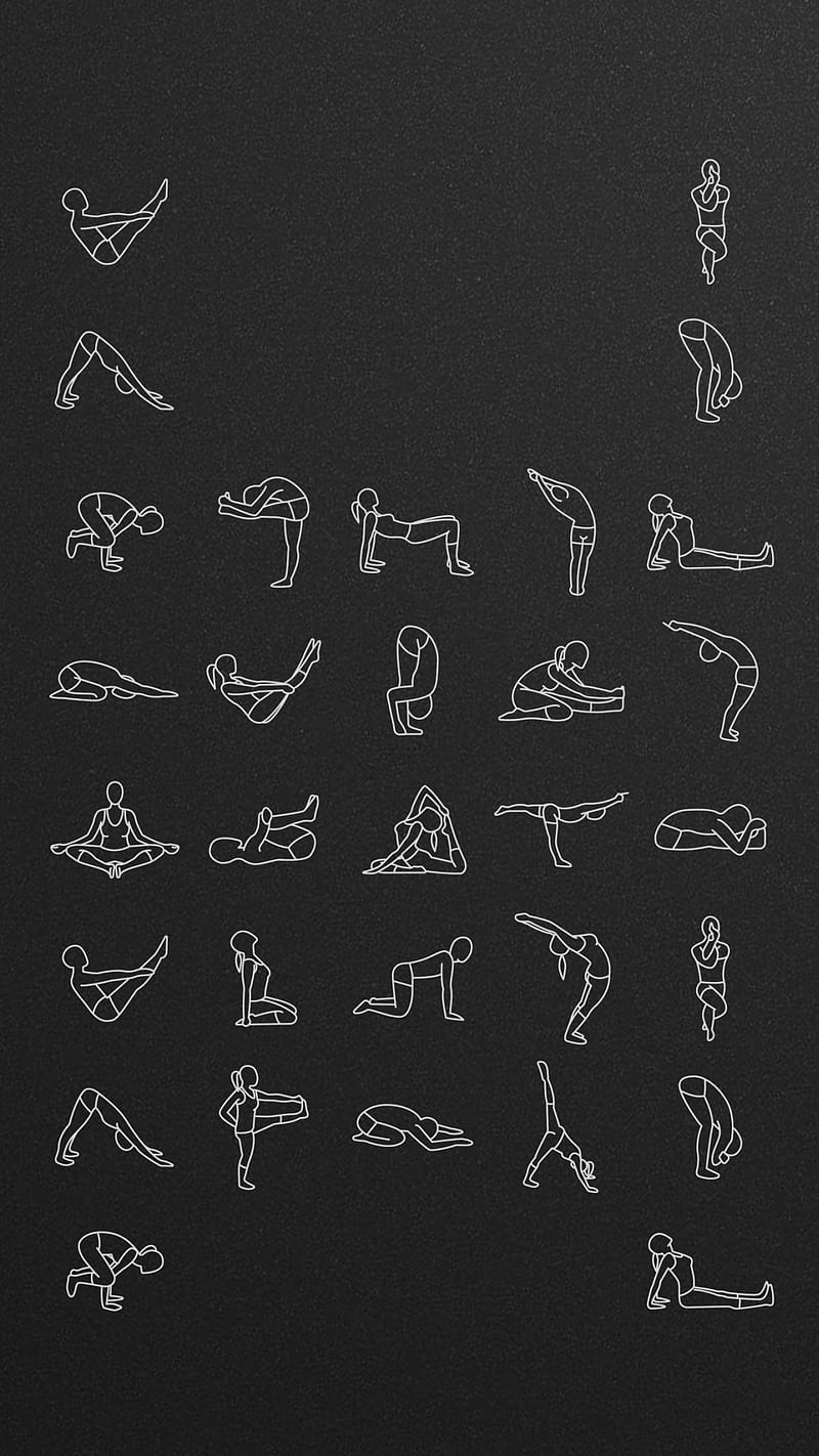 Yoga Poses, poses, yoga, HD phone wallpaper