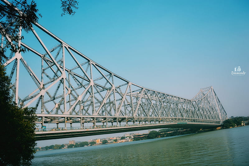 Kolkata, bengals, bridge, city, gate, giants, golden, howrah, india, west bengal, HD wallpaper