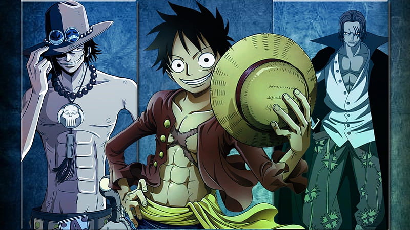 One piece Ace , Luffy and Shanks, Ace, Monkey d luffy, OP, Luffy, Shanks, Time skip, Portgas d ace, One piece, HD wallpaper
