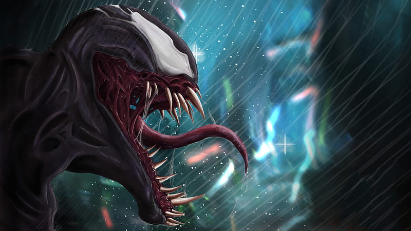 Venom Art, venom, superheroes, digital-art, artwork, artstation, HD wallpaper
