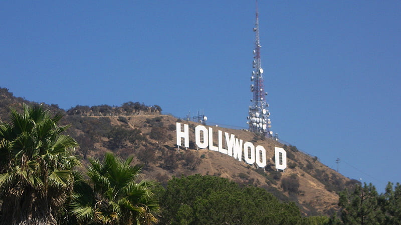 Hollywood Sign, mountain, Sign, California, Hollywood, Nature, HD wallpaper