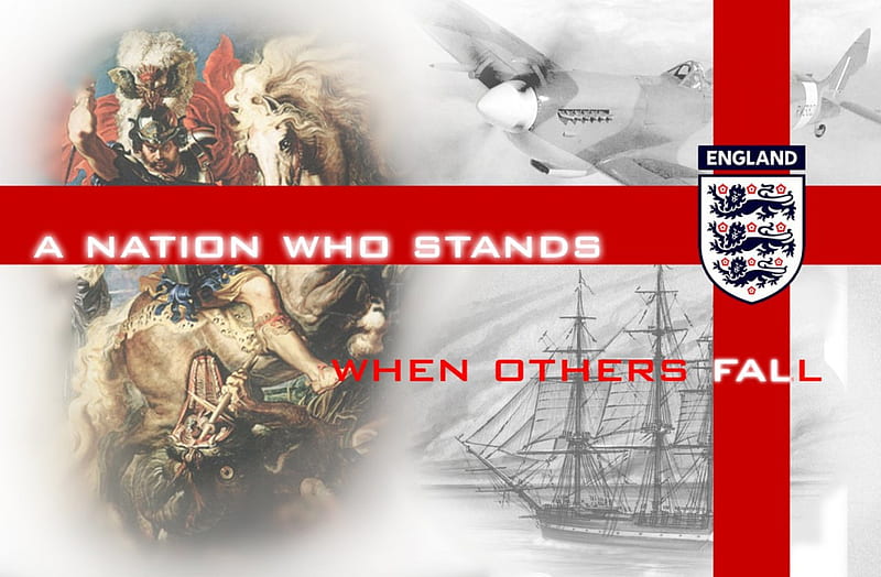 English Nation, britain, england, uk, gb, rule, screensaver, 3 lions, nation who stands english, empire, st george, great britain, HD wallpaper