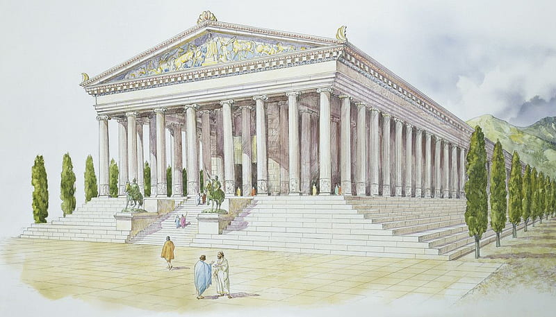 Sevens Wonders of the Ancient World - List & Timeline, Temple of Artemis, HD wallpaper
