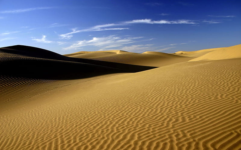 desert sand sky-nature, HD wallpaper