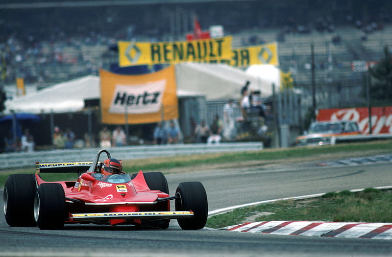 Gilles Villeneuve - Ferrari, f1, gilles villeneuve, formula 1, ferrari, HD wallpaper