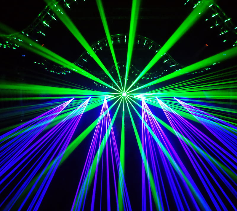 Wallpaper Laser Neon Squares Colorfulness Light Blue Background   Download Free Image