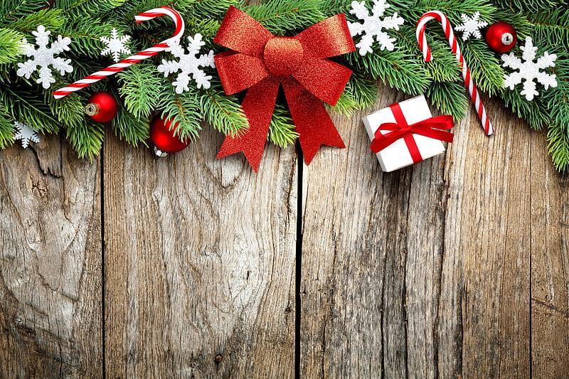 Xmas, christmas, merry, decoration, wood, HD wallpaper