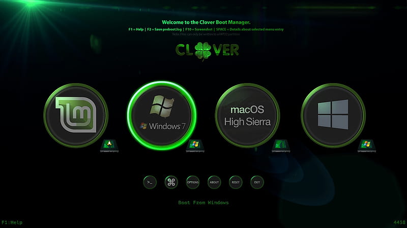 Gui Clover, Windows 10, Mac Os, Win Seven, Linux Mint, HD wallpaper