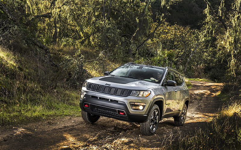 Jeep Compass, offroad, 2018 cars, SUVs, new Compass, Jeep, HD wallpaper