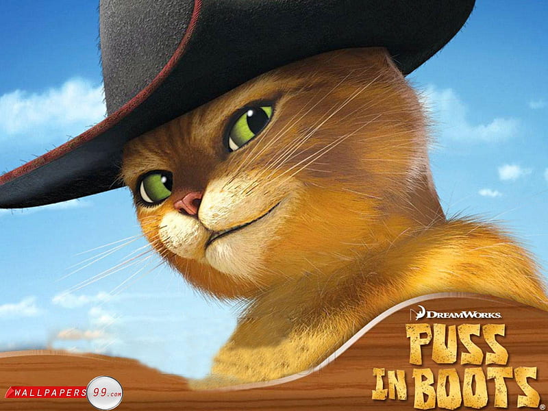 Puss in Boots-Anime Movie 10, HD wallpaper