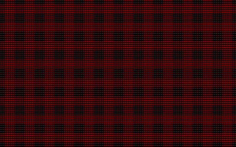 red cubes, 3D art, red and black squares, 3d grid, cubes, cubes patterns, geometry, cubes texture, red cubes texture, geometric shapes, red black backgrounds, HD wallpaper