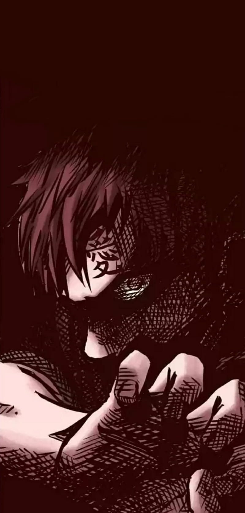 Little Gaara, naruto, sunagakure, anime, HD phone wallpaper