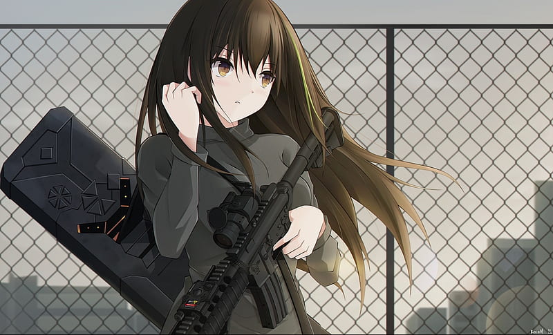 1920x1080px, 1080P free download | Girls frontline, m4a1, rooftop ...