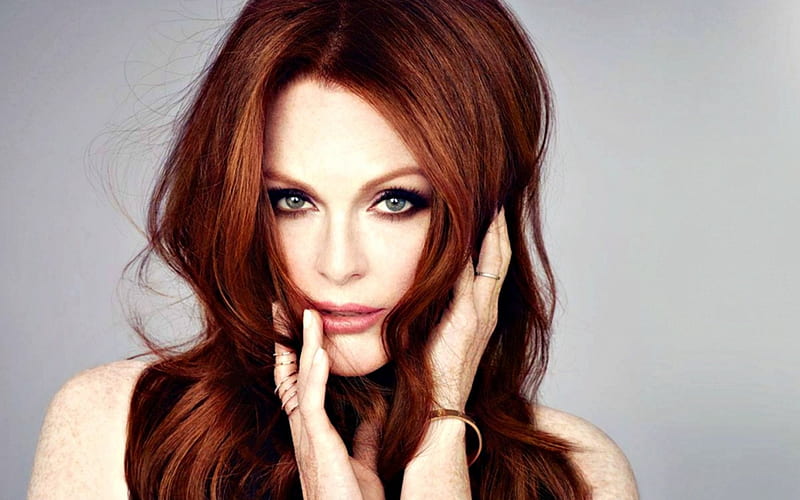 Julianne Moore, woman, actress, redhead, HD wallpaper