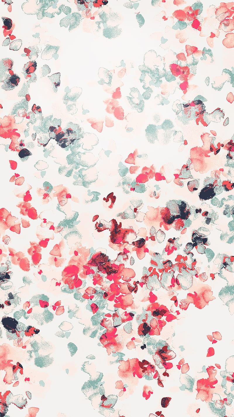 Flower blotches, flowers, season, HD phone wallpaper