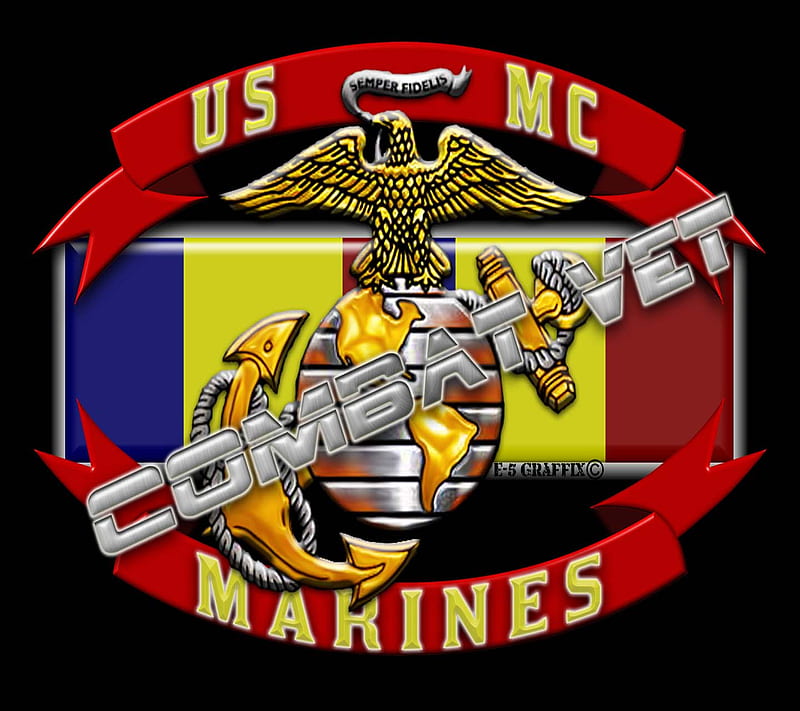 Usmc Combat Vet, devil dog, grunt, jarhead, marines, semper fi, HD wallpaper