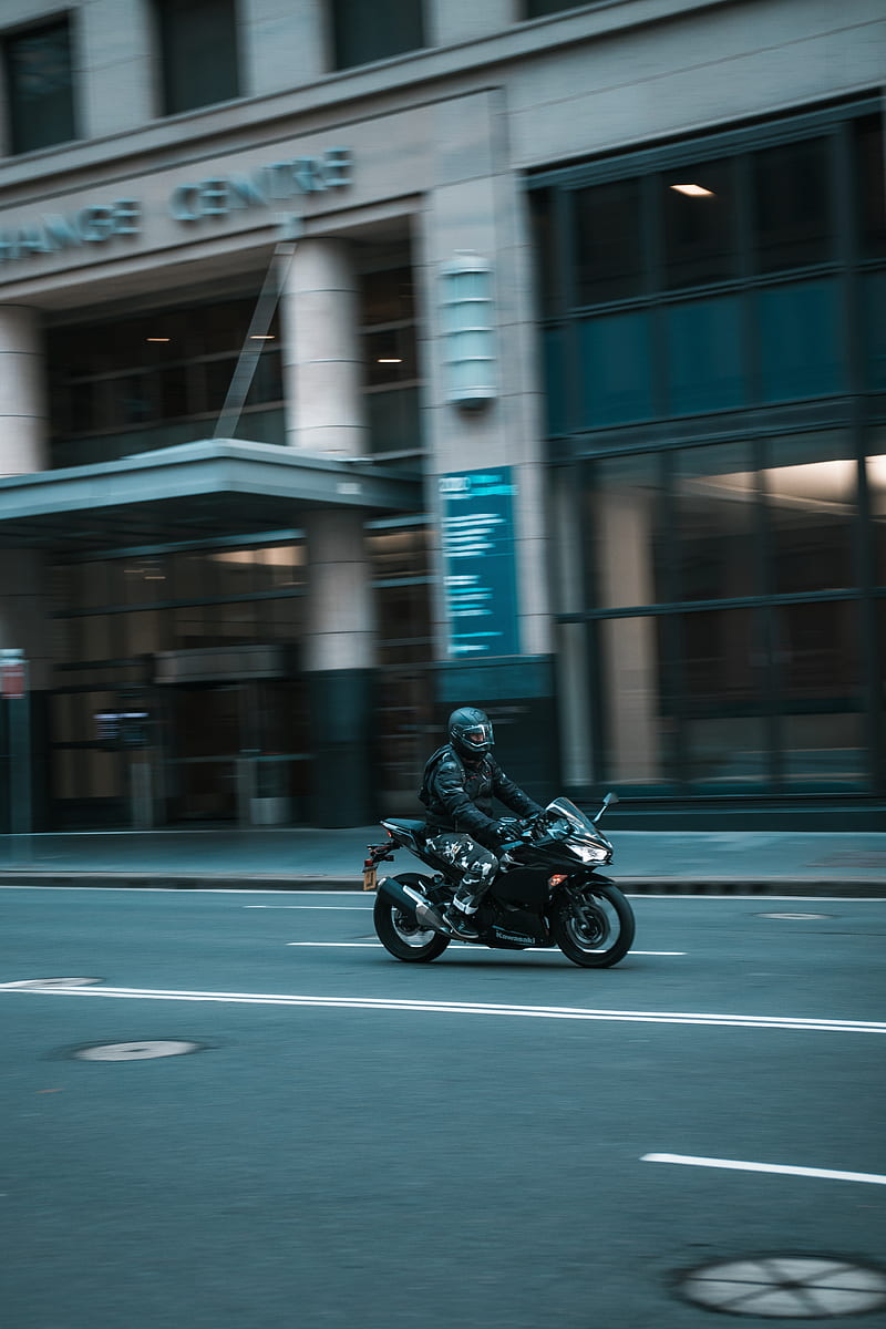 motorcyclist, speed, motorcycle, HD phone wallpaper