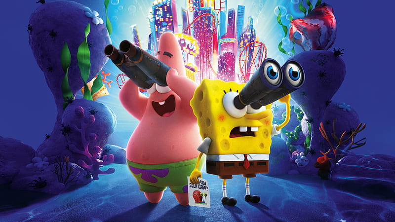 Movie, The SpongeBob Movie: Sponge on the Run, Patrick Star, SpongeBob SquarePants, HD wallpaper