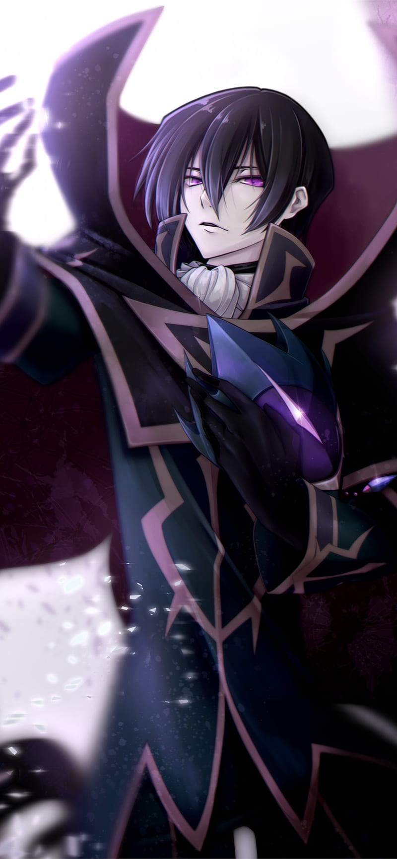 Download Lelouch Lamperouge In Black Wallpaper