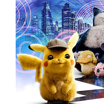 Detective pikachu, f, anime, cartoon, detective, film 2019 pikachu,  pokemon, HD phone wallpaper | Peakpx