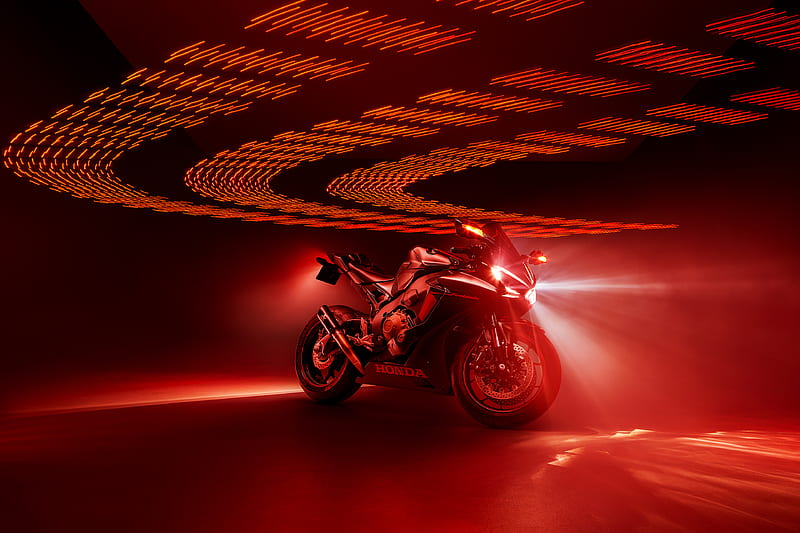 Honda Fireblade , honda, bikes, behance, HD wallpaper