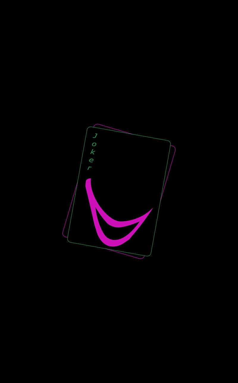 Joker Card, black, dark, HD phone wallpaper