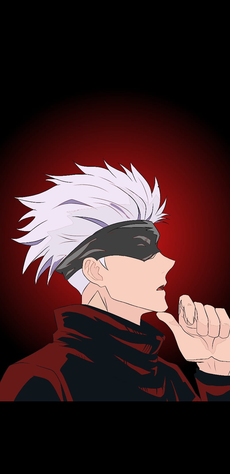 Gojo, amoled, anime, boy, full, itadori, jujutsukaisen, kaisen, HD