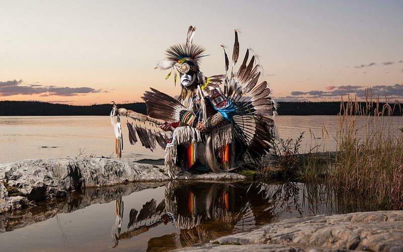Native american dancer, aboriginal, The dom of Flight, dancer, Northwest Territories, HD wallpaper