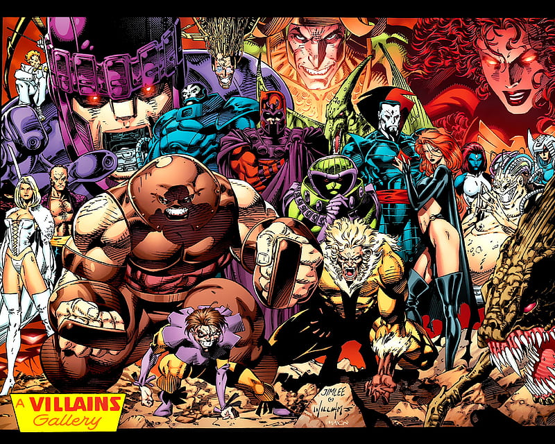 X-men Villains, comics, marvel, HD wallpaper