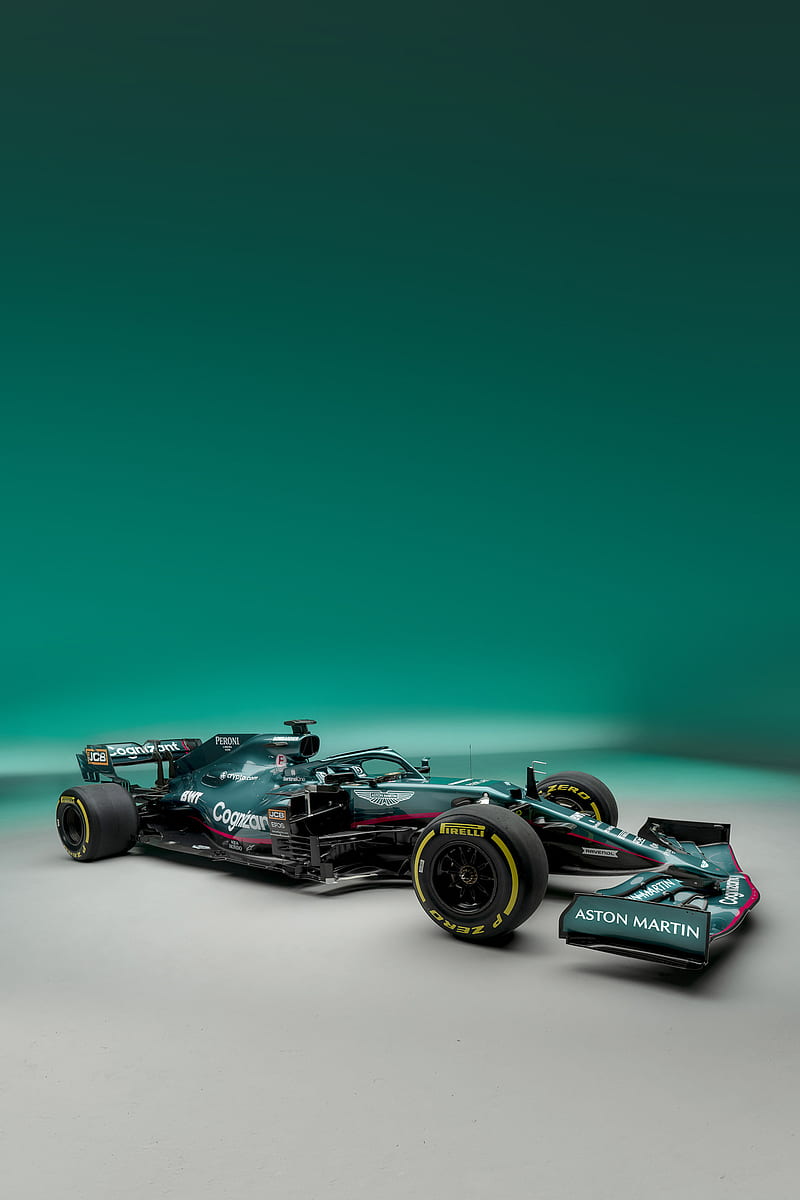 F1 Aston Martin, car, formula 1, racing, HD phone wallpaper