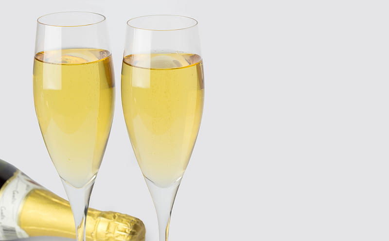 Champagne Glasses New Years Eve Ultra, Holidays, New Year, Party, Glasses, Crystal, Golden, Glass, December, Bottle, Luxury, Celebration, anniversary, Champagne, Wine, drink, Sparkling, alcohol, Toast, newyearseve, newyear, happynewyear, HD wallpaper