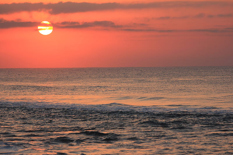 Indian Ocean Sunrise 2, beach, indian ocean, sunrise, sea, HD wallpaper ...